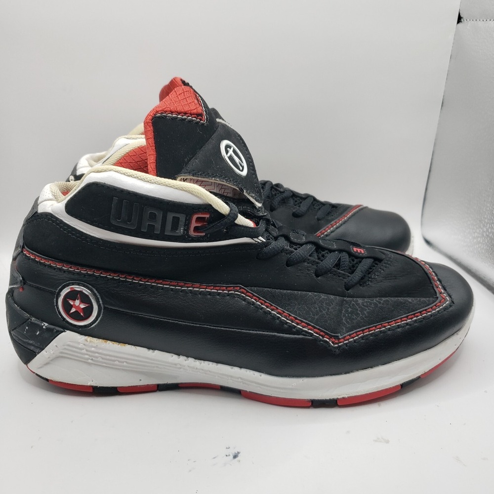 Mens Size 7 - Converse Wade 3 Mid Black White Red - Big kids - 101774